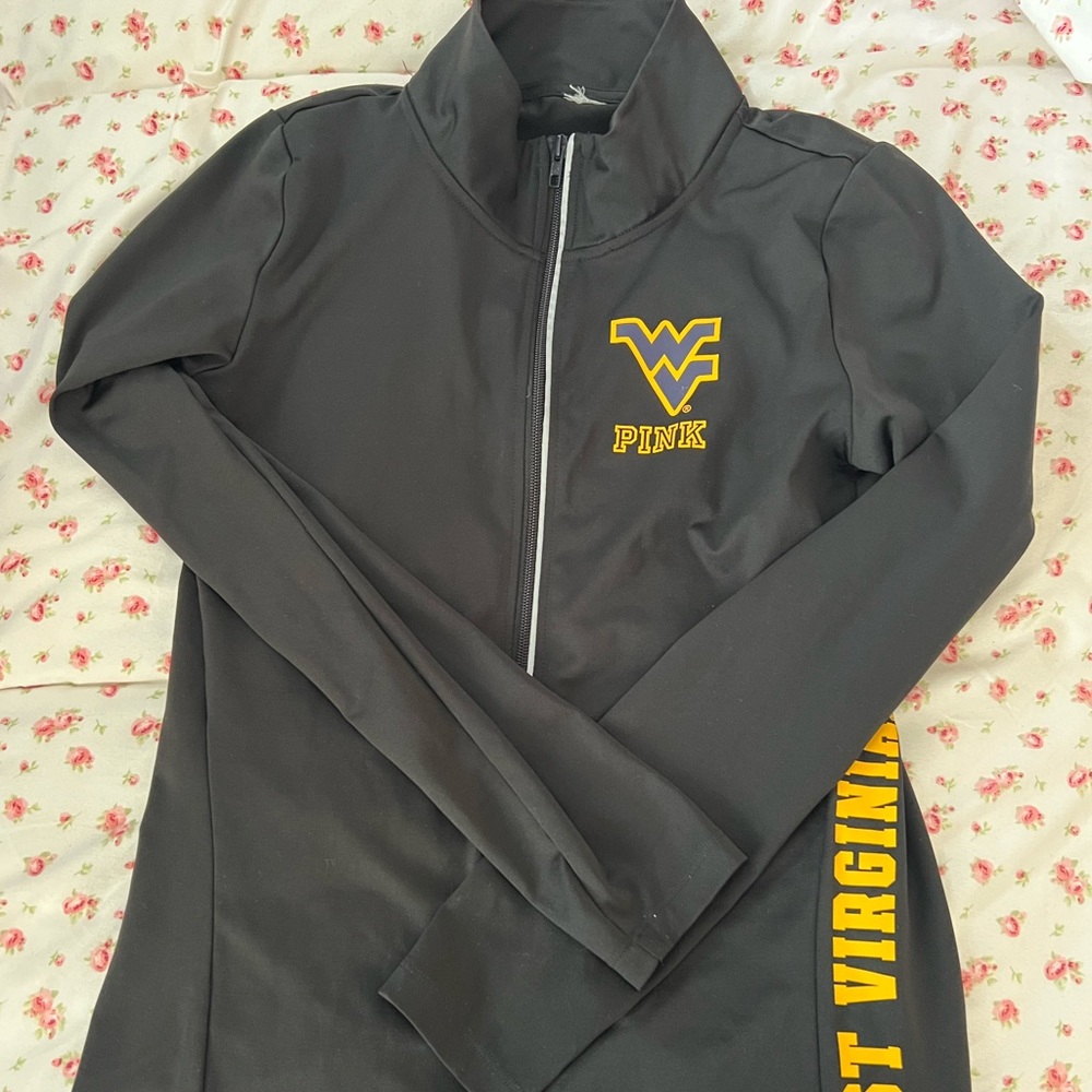 West Virginia PINK quarter zip